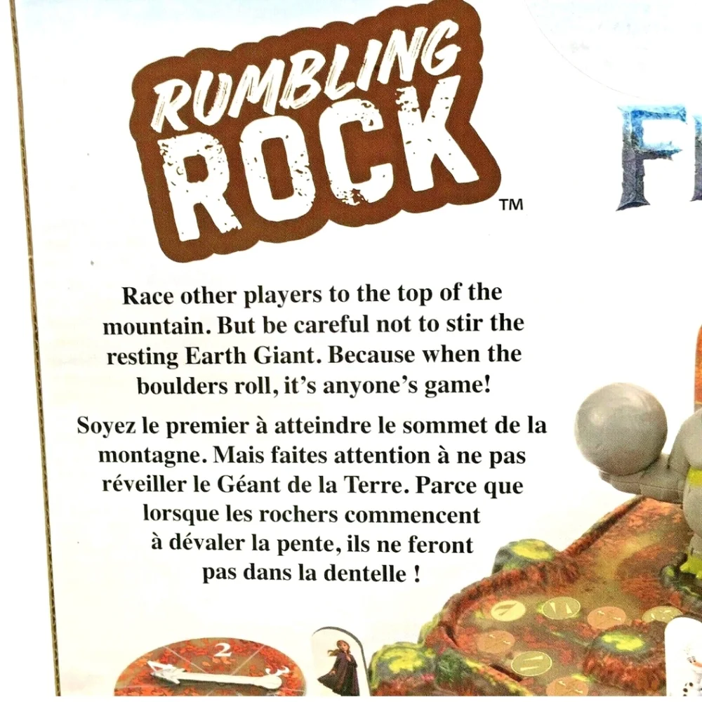 Disney Frozen Rumbling Rock Game, 3D Puzzle and Frosted Fishing Game Lot of 3